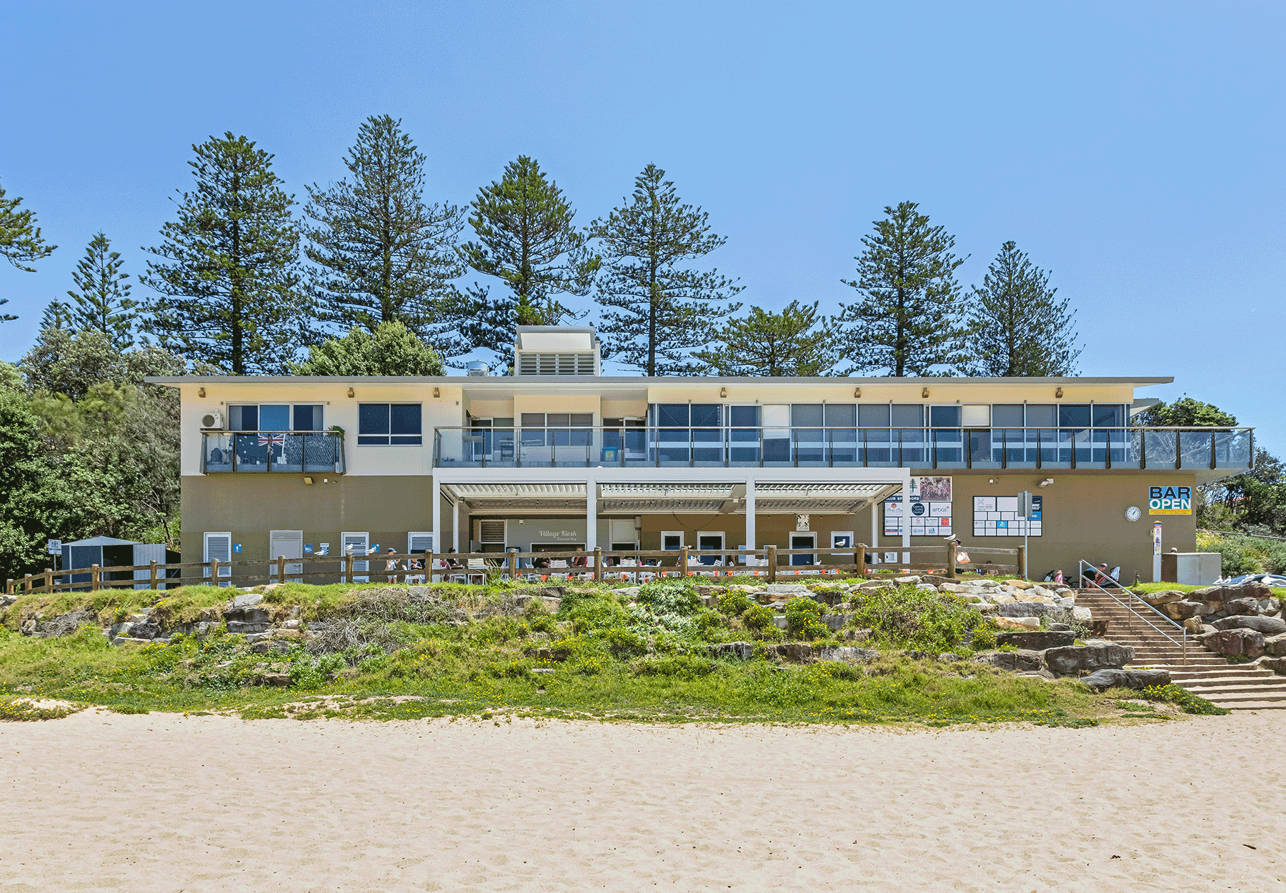 Toowoon Bay Surf Club Opening Louvre Roof